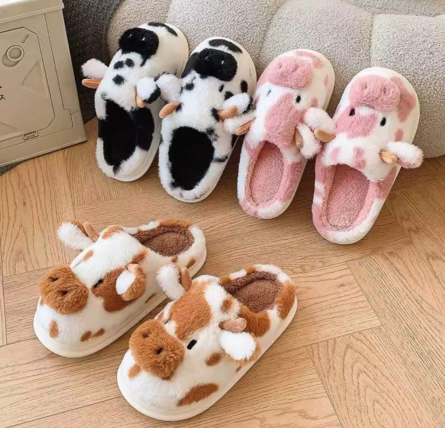 Pantoufles Vache